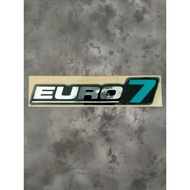 Euro 7 Embossed Emblem Sticker