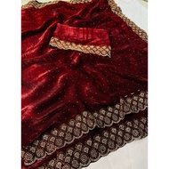 RME STONE SAREE SIROSKI DESIGNER DINNER SAREE