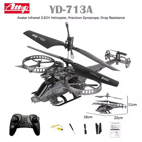 New Arrival YD713 YD718 Avatar RC Helicopter 3.5 Channels 2.4G Precision Gyroscope Drop Resistance R