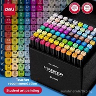 Deli Deli Acrylic Marker Quick-Drying Watercolor Pen Painting Pen Children's Hand-Painted Comic Pen 