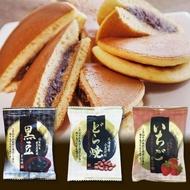 Japan Imported Nikyoshi Seika Strawberry Sandwich Dorayaki Casual Snacks Pastry Black Beans Red Bean