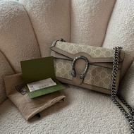 GUCCI Dionysus老花酒神包 - 中號燕麥