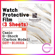 Screen Protector for Casio G-Shock (3 sheets) / GST-B100XA / Scratch & Contamination Prevention Stic