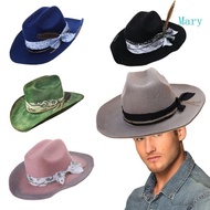 Mary Adult Unisex Cowboy Hat for Travel Outdoor Activity Hat Soft Breathable Cowgirl Hat Women Men C