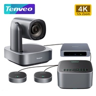 Tenveo VA612Group-EX All-in-One Group 4K 12X Optical Zoom Wide View Angle Lens Conference Camera and