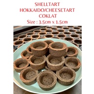 SHELL TART HOKKAIDO 3.5CM COKLAT 100PCS