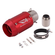 51Mm Universal Motosikal Pendek Ekzos Muffler Serat Karbon Sebenar Ar Austin Racing Ekzos Melarikan
