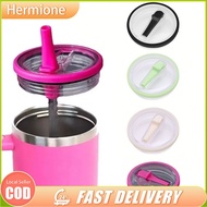 40 oz Stanley Cup Plastic Thread Straw Lid Replacement Fit for Stanley Cup  Leak-Proof Reusable  Str