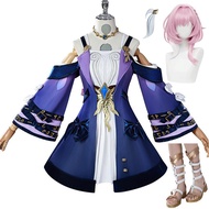 Cyrene Cosplay HSR Honkai Star Rail Cosplay Costume Wig Shoes Women Halloween Carnival Party Comic-c