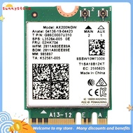 AX200 AX200NGW Network Card M.2 NGFF 2.4Ghz/5G WI-FI 6 2974Mbps WiFi Card 802.11Ax Bluetooth 5.2 WiF
