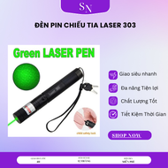 Đèn Pin Chiếu Tia Laser 303 Cao Cấp Đèn Laser - Bút Laze Lazer 303 Tia Xanh/Đỏ Cực Sáng Công Suất Lớ
