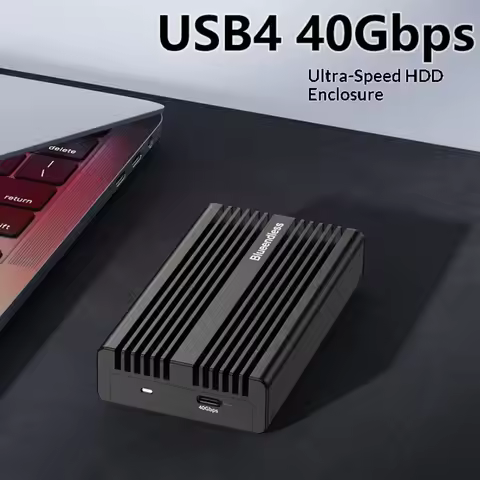 M.2 Nvme Ssd Enclosure Usb4 40gbps Thunderbolt 3 4 Single Protocol External Drive Case For Laptop De