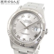 勞力士 ROLEX Datejust Thunderbird 16264 F 手錶男士 K18WG 表圈羅馬銀錶盤