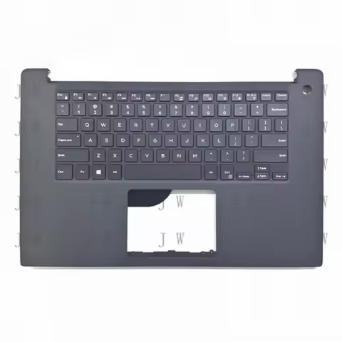 DDJ For Dell XPS 15 9570 7590 Precision 5530 5540 Upper Palmrest Cover Backlit K/B