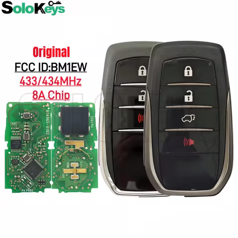 SOLOKEYS FCC ID:BME1W B3U2K2P 61A965-0182 433/434MHz 8A Chip Original Smart Remote Control Key For H