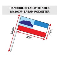 Sabah Hand Hold Flag, Hand Held Flag, Hand Flag, Bendera Tangan Sabah