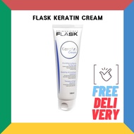 FLASK Keratin Cream Treatment 180ml Hair Treatment + freebie