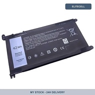 WDX0R Ready Stock Battery Inspiron 0T2JX4 FC92N 7460 3CRH3 7560 CYMGM 15MF 5368 WDXOR 5378 5567 PRO-