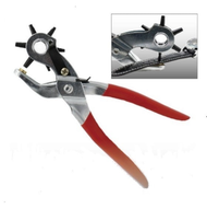 A24- 6鑽頭多用途皮革皮帶打孔器 皮帶打孔器 打孔鉗 皮革打孔鉗