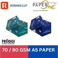 A5 Paper 70gsm 80gsm 70 80 gsm PaperOne Copy Copier Photocopy Printing Paper