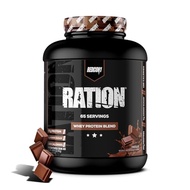 REDCON1 Ration Whey Protein, Chocolate - Keto Friendly + Gluten Free Whey Protein Powder - Contains 