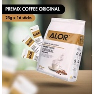 ALOR Cappucino coffee/Alor Original white Coffee/ Kopi kapucino (pracampuran premix) 25g x 16sticks