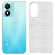 ส่งจากไทย ฟิล์มหลัง For Vivo Y02S 4G/Y03/Y100/Y18/Y28 4G/Y28S 5G ฟิล์มหลังลายเคฟล่า กันน้ำกันเหงื่อ 