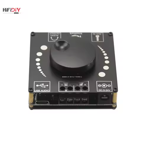 Bluetooth 5.0 TPA3116D2 Digital Power Audio Amplifier board 50WX2 100W*2 Stereo AMP Amplificador Hom