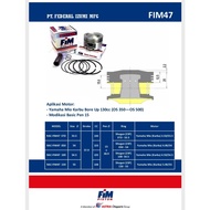 PISTON KIT MIO SPORTY, MIO SMILE, MIO SOUL, NOUVO FIM 47 SEHER KIT complete ASTRA PT. FEDERAL IZUMI 