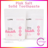 LUMI Pink Salt Solid Toothpaste Large-capacity 200 tablets (Grapefruit Scent) / Contains Himalayan P