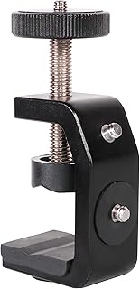C Clamp Camera Clamp Mount with 1/4" Screw for Photo Studio Video DSLR,Cameras, Light Stand , Desk, 