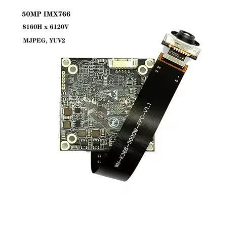 HD 50MP IMX766 Sensor 8160 H x 6120 V PDAF USB camera module PCB+FPC Plug and play Used for document