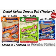 Omega Bait (Made In Thailand) Ikan Rohu Patin Pacu Tongsan Dedak Kolam 550g