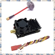 (SDRB) Long Range 5.8Ghz 2W FPV VTX Wireless Video Transmitter 2000mW 48CH for Fixed Wing Drones ove