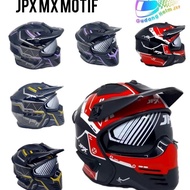 SHIPPINGbebas - JPX FullFace JPX MX 726 R HELMET MOTIF shipping 2kg