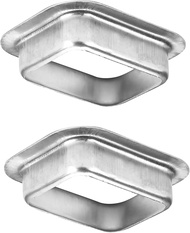 2" x 3" Rain Gutter Downspout Drop Outlet Aluminum K Style (2 Pack)