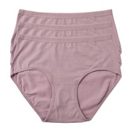 GIORDANO - 【網上獨家】BM 女裝 三條裝彈力棉三角內褲 (L碼)