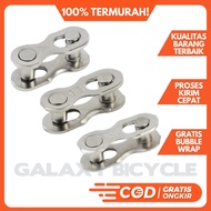 Bicycle Chain Links 6, 7, 8, 9, 10 Speed Missing Links for Folding Bikes, MTB Road Bikes, etc.
