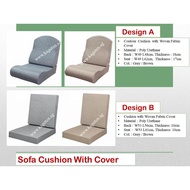 Sofa Cushion with Fabric Cover Contour Sofa Cushion Square Sofa Cushion Washable Sofa Cover [KAGUTEN /Free Delivery]