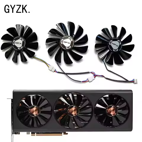 New For XFX Radeon RX5600XT 5700 5700XT 6GB THICC III Ultra Snow Wolf Overseas Edition Graphics Card
