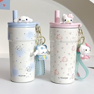 ZHIFANG Tumbler 500ml, Cute Vacuum Tumbler ,Tumbler With Straw,Tumbler Tahan Sejuk Cute,316 Stainles