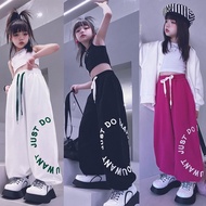 American Hip Hop Hip Hop Hip Hop Hip Hop Street Sports Casual Trousers Girls Middle Big Kids Hiphop 
