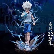 Hunter×Hunter Anime Figures Killua Zoldyck Figure Manga Action Figure Pvc Model Collectible Statue O
