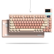 Womier | คีย์บอร์ดเกมมิ่งแบบมีสาย Womier S-K80 75% พร้อมจอแสดงผล OLED แบบ Gasket Mount และ Hot Swapp