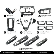 Forged Carbon Perodua BEZZA Interior Aircond Dashboard Steering Trim Cover casing accessories
