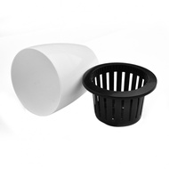 Self Watering Pot with Inner and Outer Pot Imitation Porcelain Series Plastic