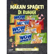 wow Spageti instant Spaghetti kemasan 75g.