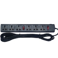 Ổ CẮM 6 ĐA NĂNG 2 CÔNG TẮC DÂY DÀI 4.5 MÉT CHỊU 2000W OMINSU