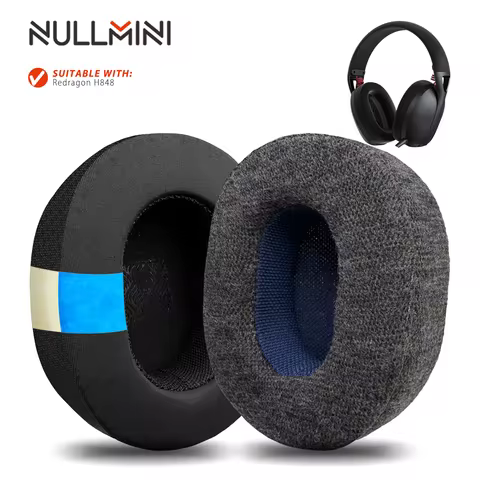 Nullmini Earpads Suitable for Redragon H848 Headphones Replacement Ear Cushion Pads Headband