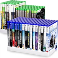 Video Game Disc Storage Rack Console Stand - 1 2 3 Or 4 Packs 16 Disc Capacity Stackable ABS Game Ca